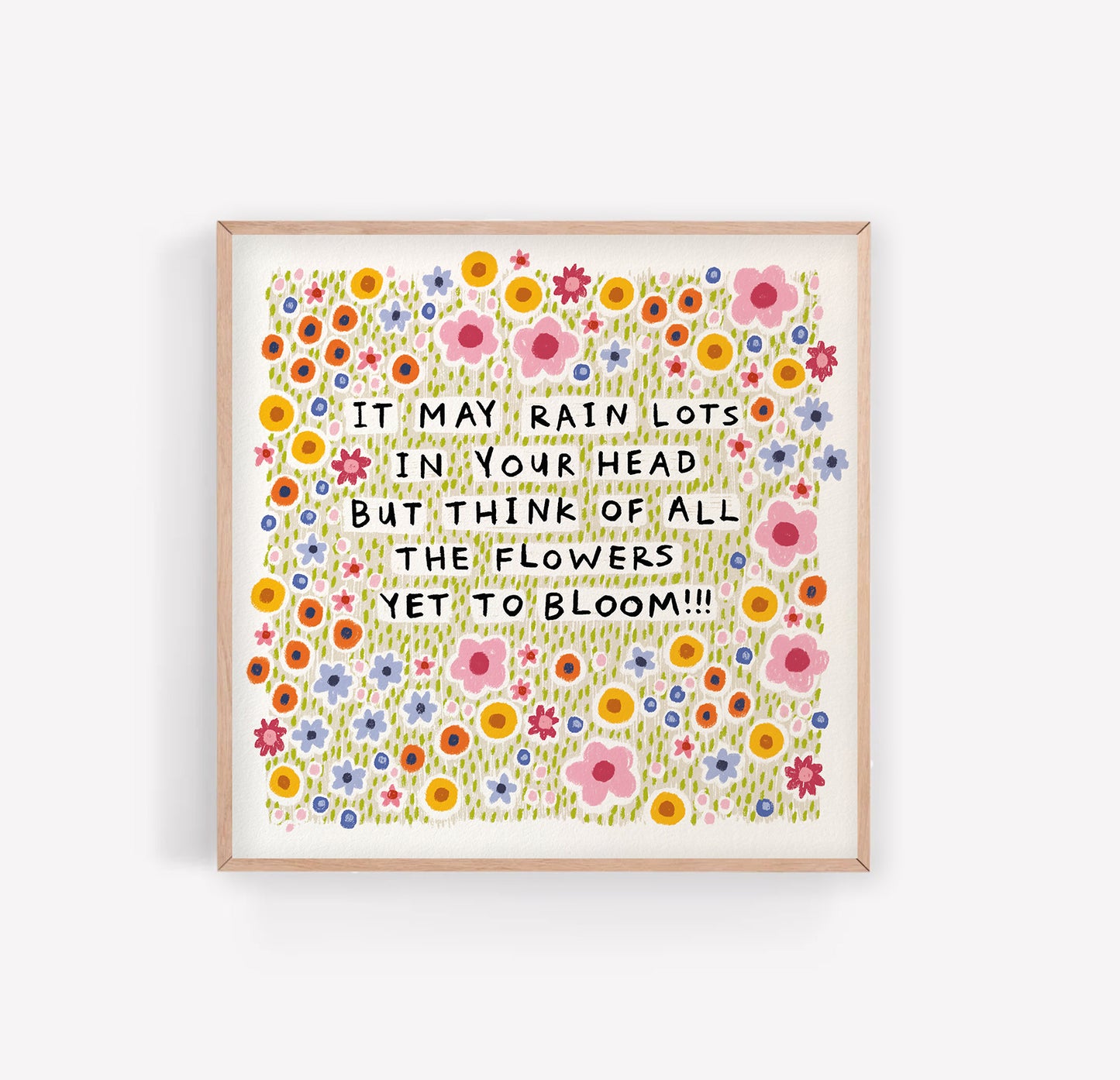 Flowers Yet To Bloom | Floral Art Print