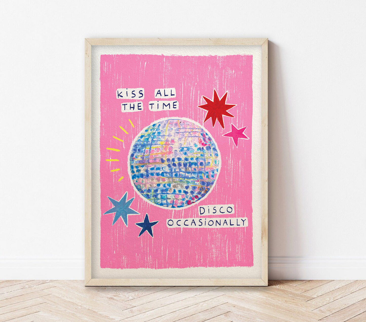 Kiss all the time, disco occasionally| Harry Styles Print
