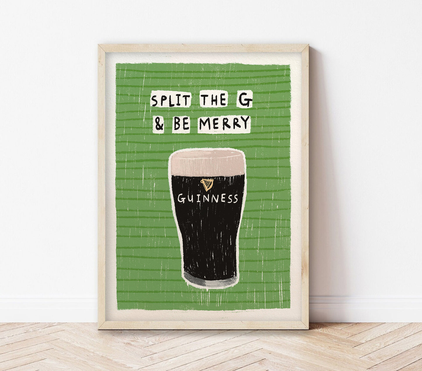 Split the G | Guinness Art Print
