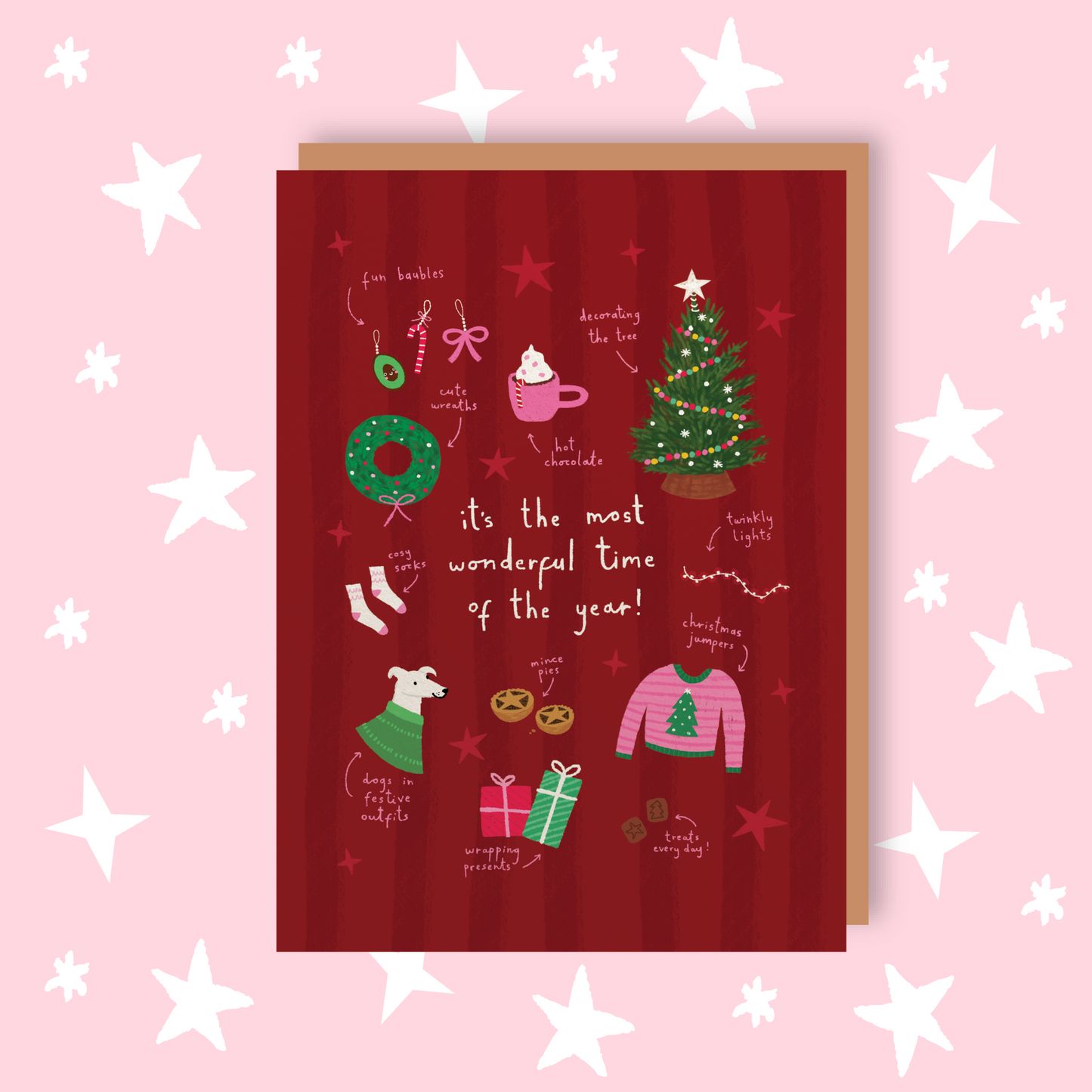 The most wonderful time of the year | A6 Greeting Card