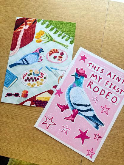 This aint my first rodeo | Pigeon Print