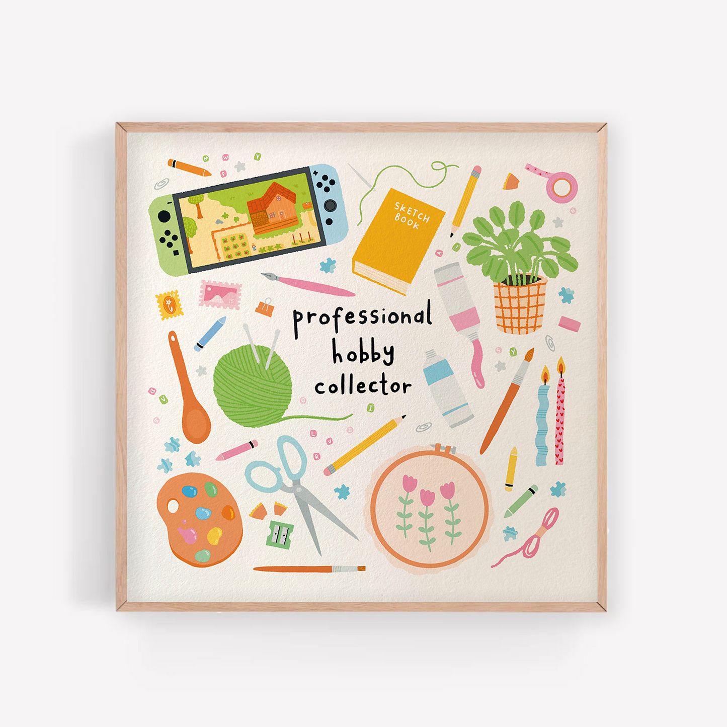 Professional Hobby Collector | Square Print