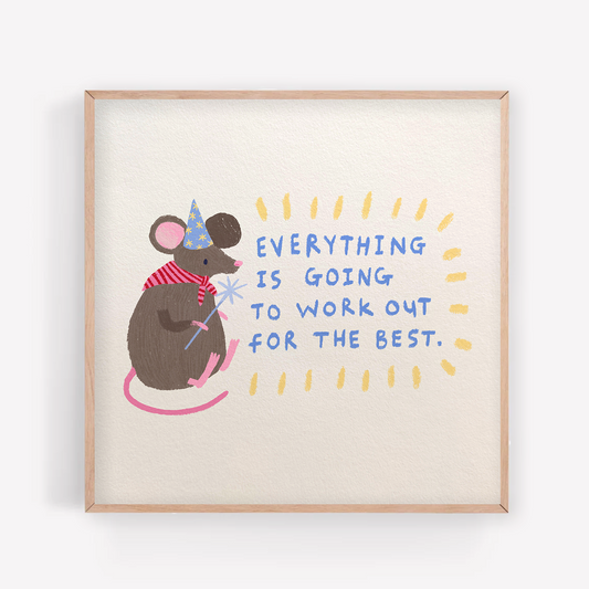 Magic Mouse Art Print | Positive Affirmation
