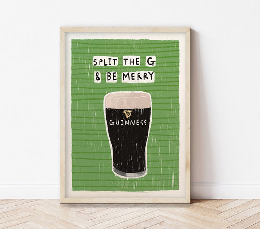 Split the G | Guinness Art Print