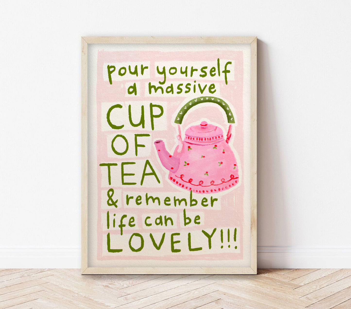 Big Cup of Tea | Kitchen Art Print